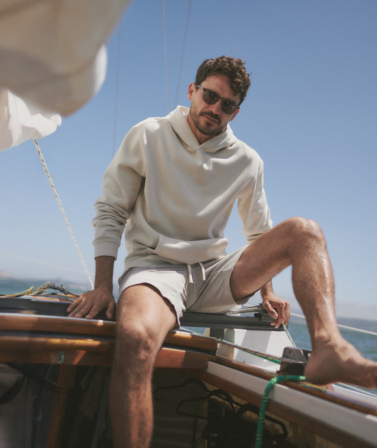 Men's Cloud 9 Fleece Relaxed Hoodie in Whitecap